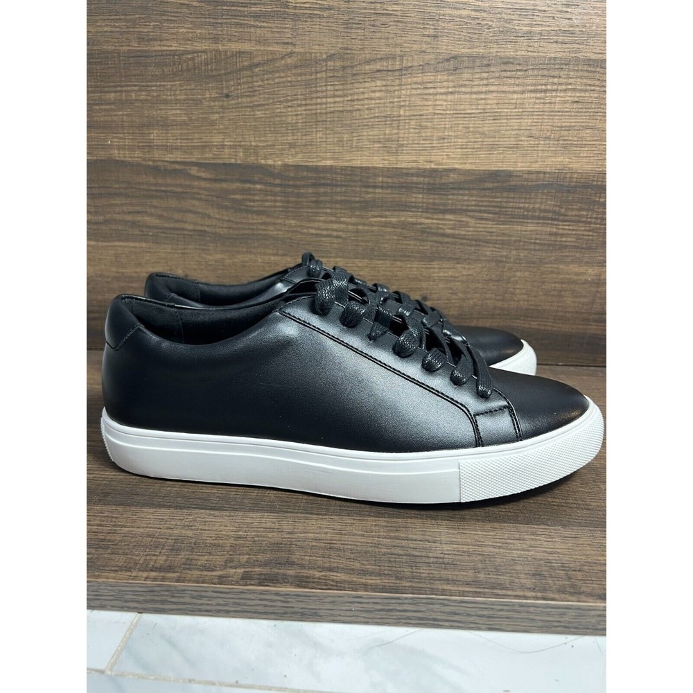 Alfani Mens Quincy Cap-Toe Lace-Up Sneaker 8.5M Round Toe Black